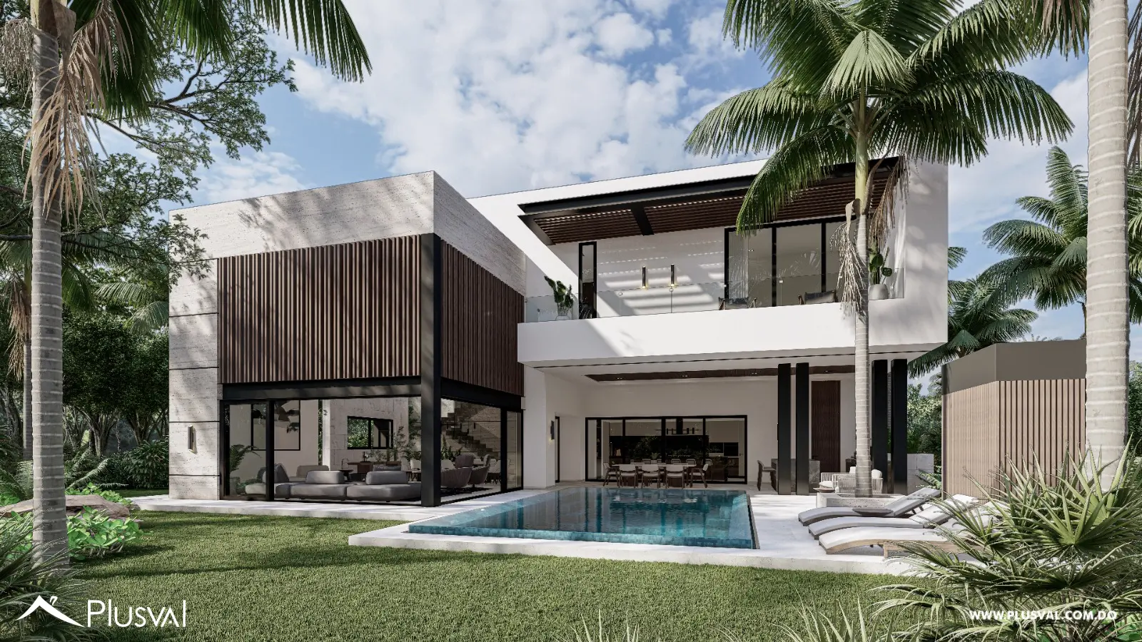 Elegantes villas de 2 niveles con 4 habitaciones en Cap Cana, dentro de un entorno privado y exclusivo 461948