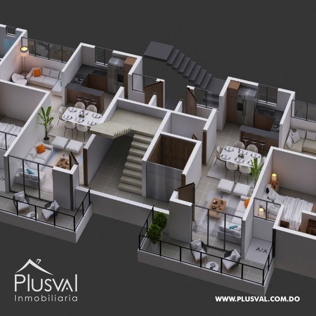 Nuevo proyecto de Torres de Apartamentos con Piscina y Area Social. 300460