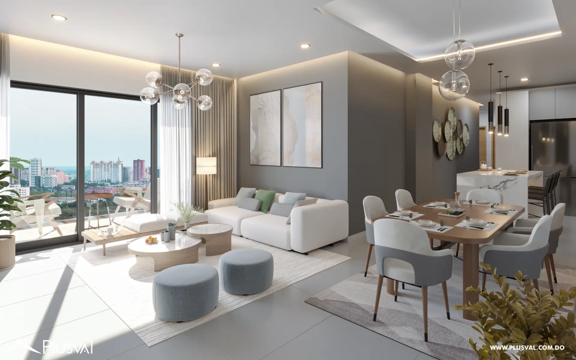 Apartamentos en Venta en Santo Domingo Este a solo 300 metros de City Center con Terraza Privada 517508