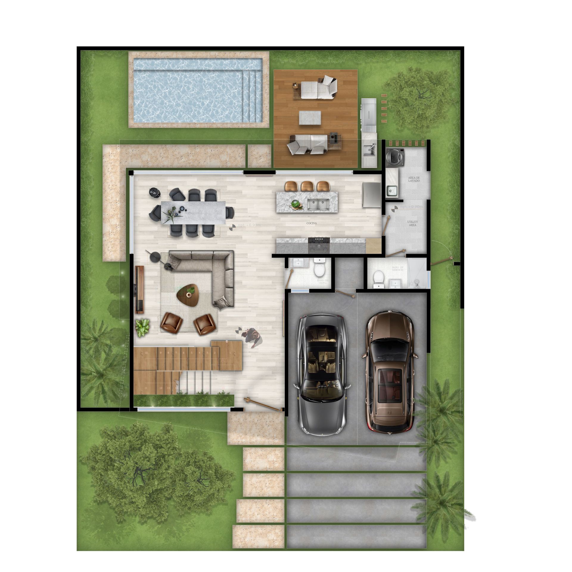 Villa en Venta,  Downtown- Punta cana 435351