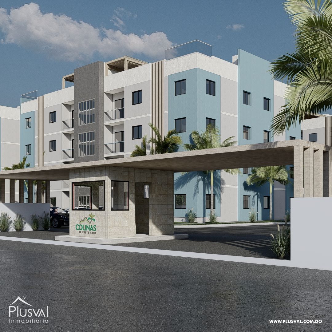 Apartamentos de 3 habitación con Acceso directo desde la autovía en Punta Cana 376680