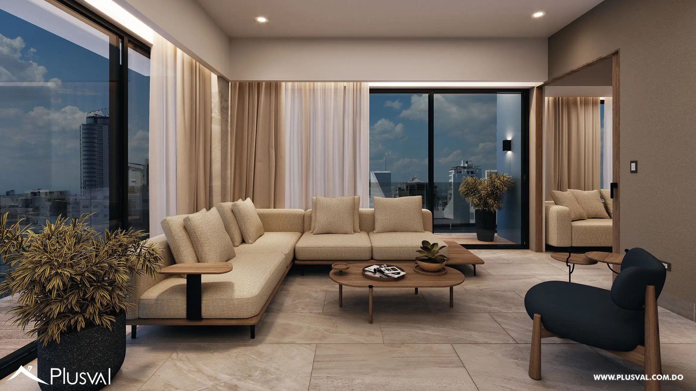 Apartamento en venta de 2 habitaciones en Naco  en construccion 484226