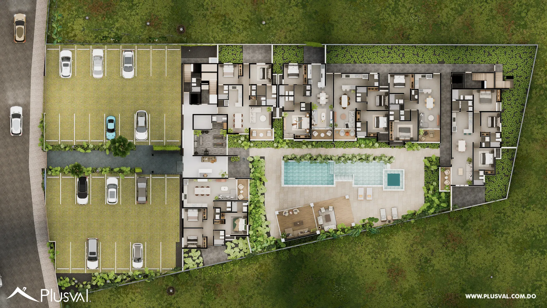 Apartamentos en venta en Juan Dolio, a minutos de la más hermosa playa, una dos y tres  habitaciones, 2.5 baños, 25 mts de patio 480372