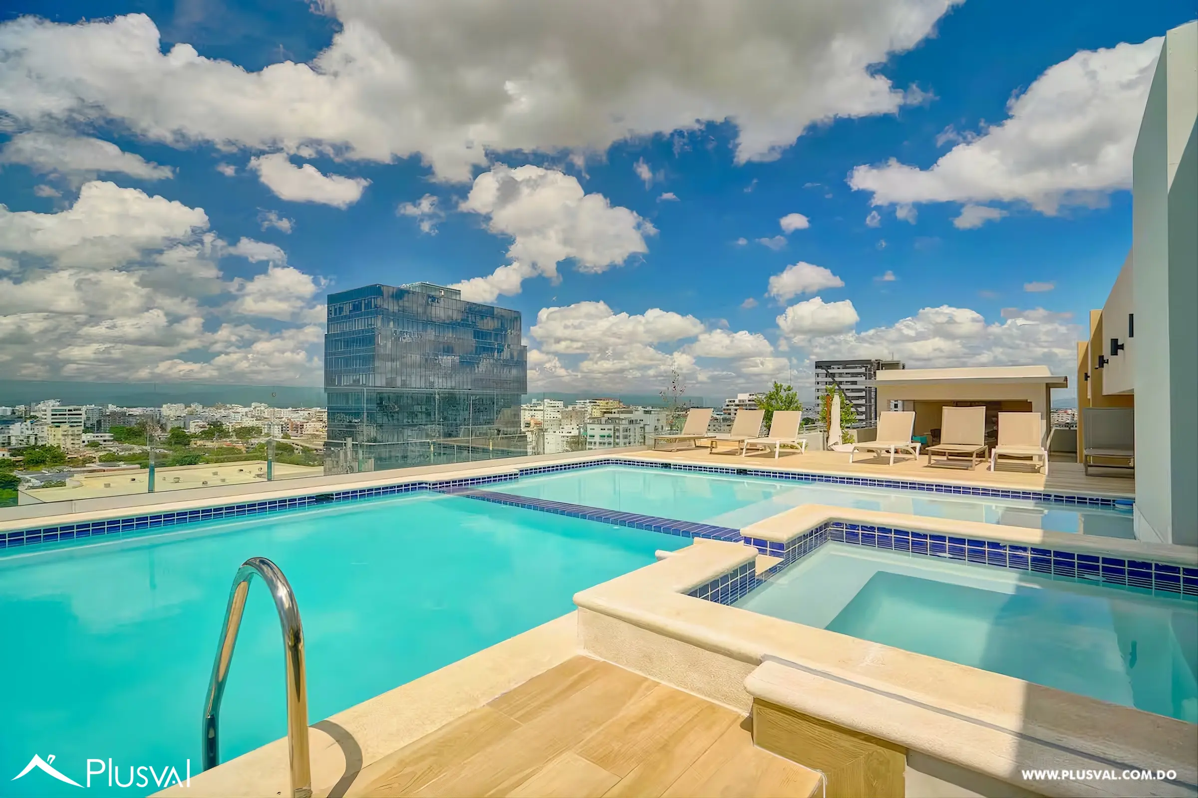Rento Moderno Apartamento de 2 Habitaciones Bella Vista | Piscina Rooftop & Gym 533520