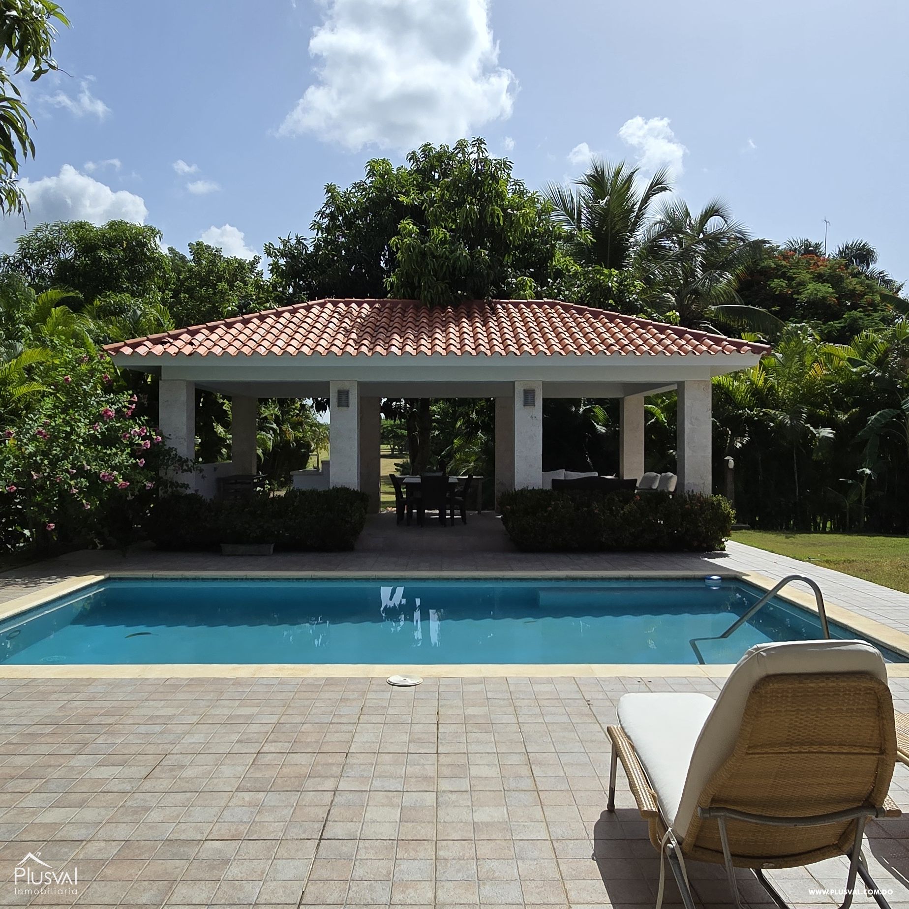 Villa Amueblada de un Sólo Nivel, Metro Country Club, Juan Dolio 374203