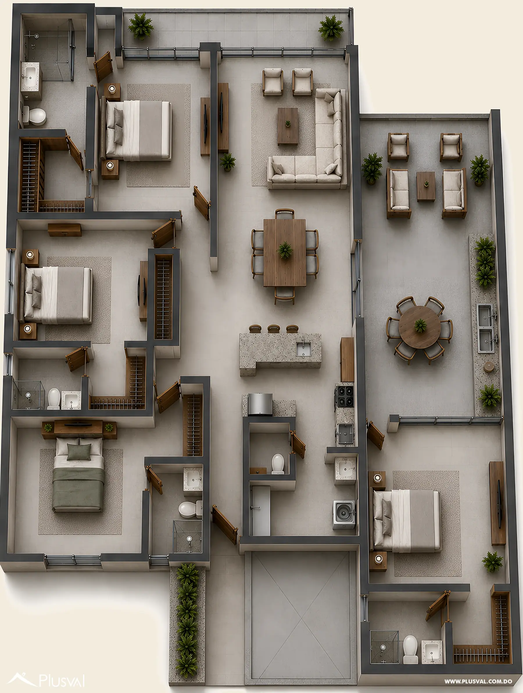 Penthouse de 4 Habitaciones con Terraza en Venta en Cabrera | Vista al Mar y CONFOTUR 523876