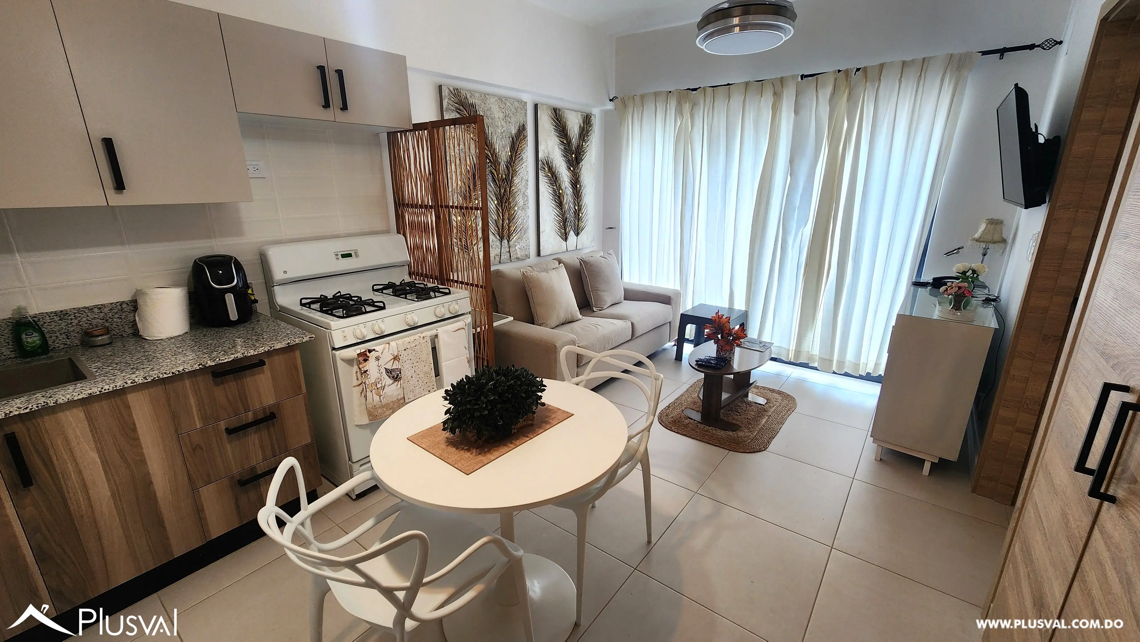 Apartamento de 1 habitacion completamente amueblado 499865