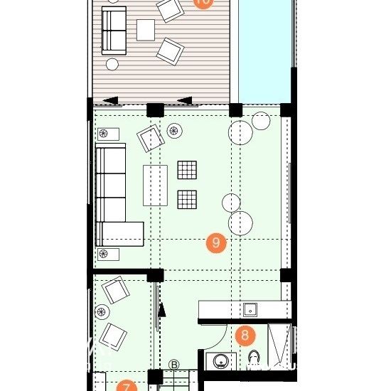 Apartamento Tipo Pent-house en Venta en Gazcue 343299