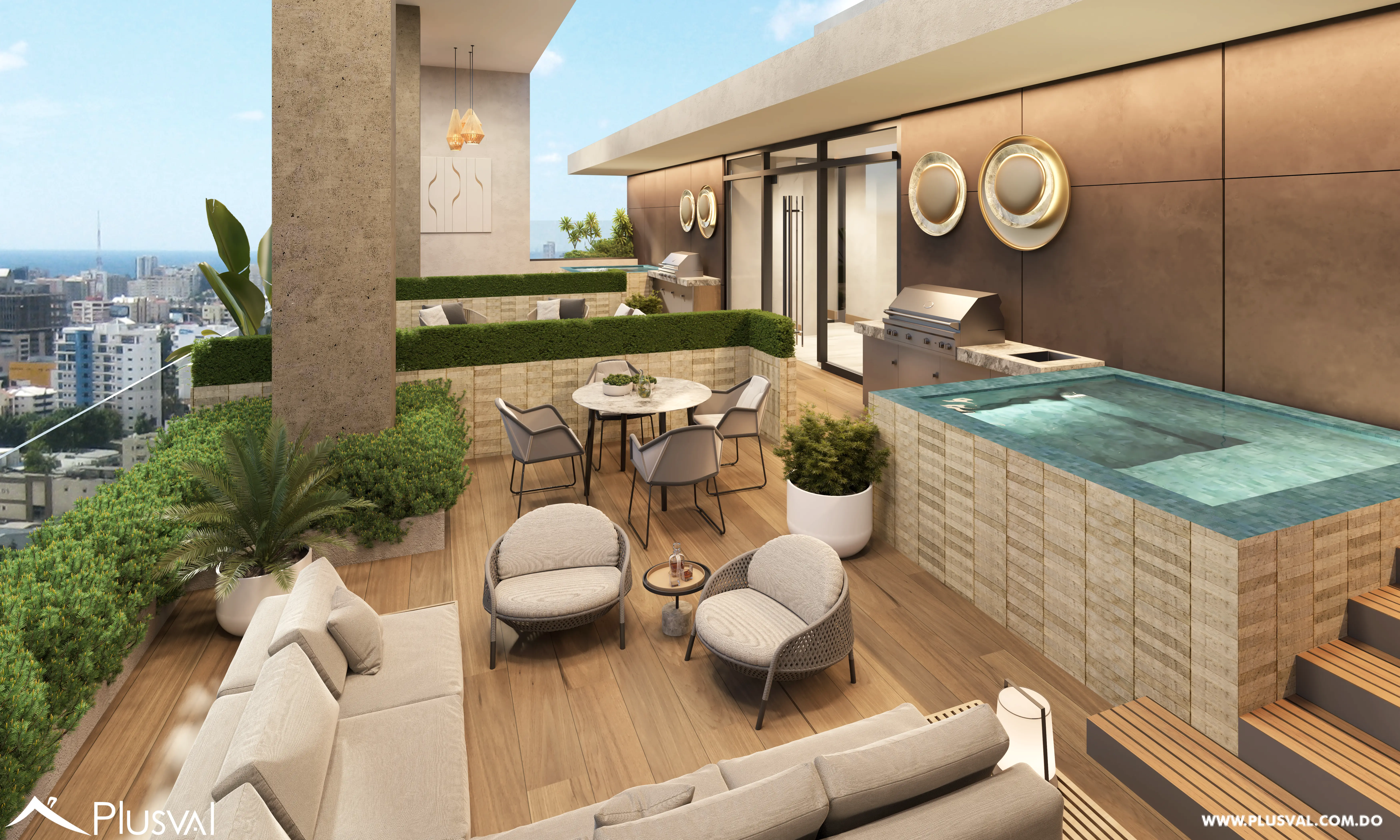 Apartamento en venta de 3 dormitorios con estudio en Bella Vista 526099