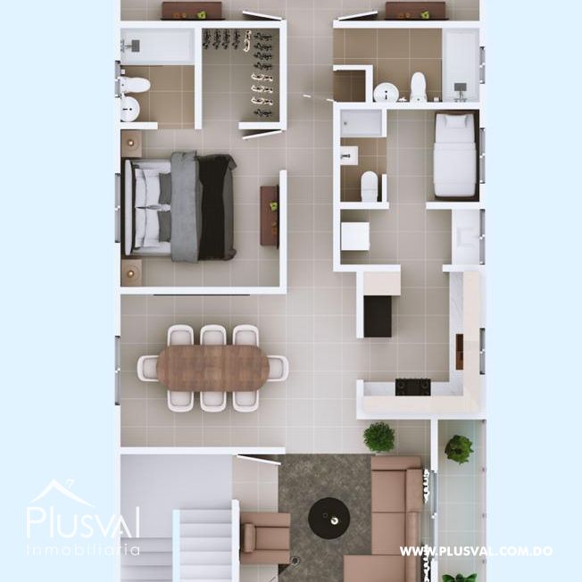 Hermoso proyecto de apartamentos con un concepto moderno 304985