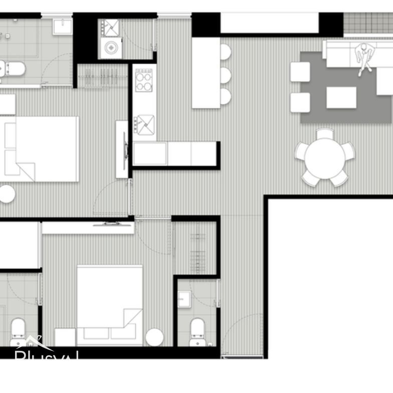 Apartamento en venta de 2 habitaciones en Naco 400845
