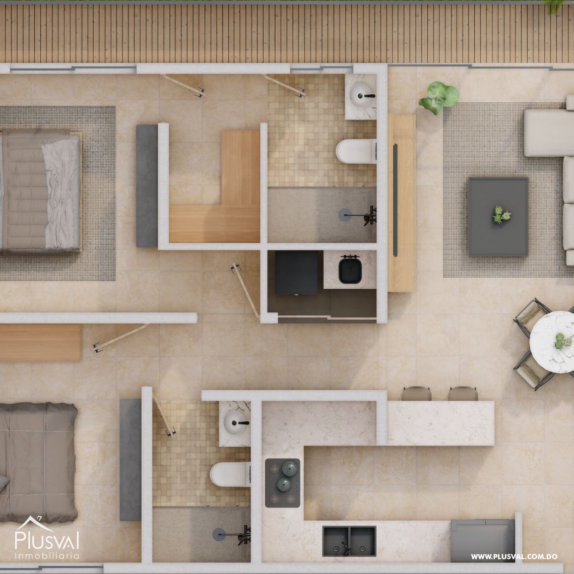 Apartamentos en La Vega Frente al Bravo, Tropics Residences 339600