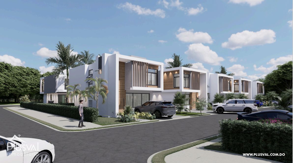 Villas modernas con terraza privada en Bavaro, Punta Cana 442126
