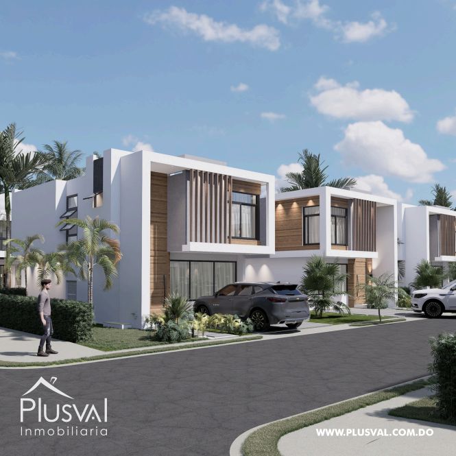 Villas modernas con terraza privada en Bavaro, Punta Cana 442126
