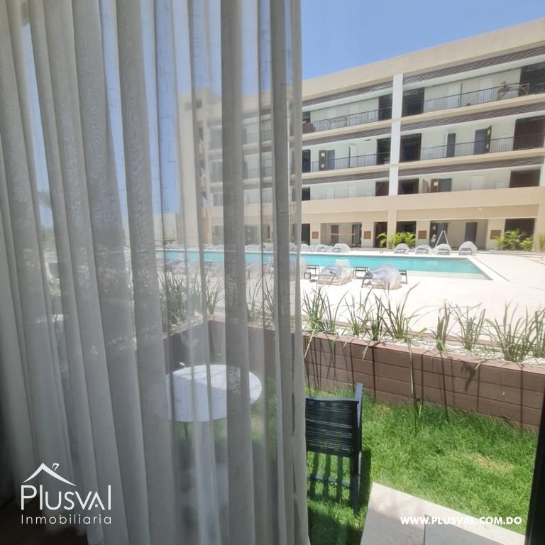 Venta de Apartamento Amueblado en Downtown Punta Cana, primer nivel 427594