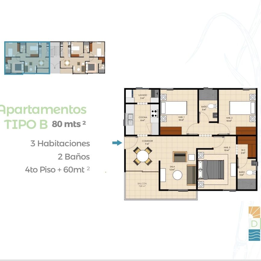 VENTA de apartamentos a solo 7 minutos de la Playa! 366815