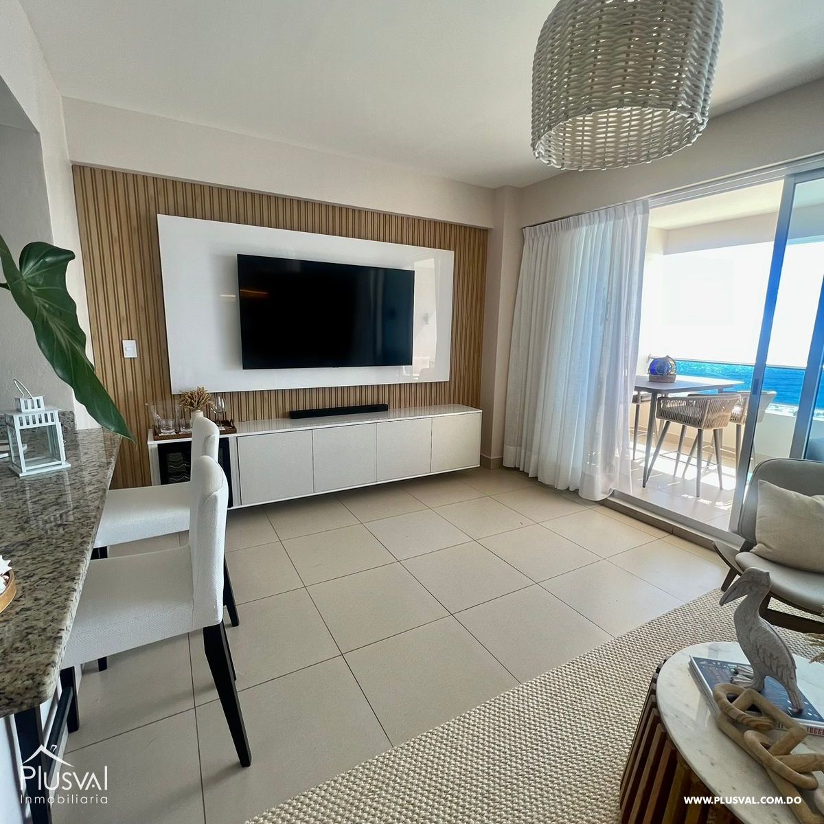 Apartamento Amueblado en Alquiler en primera línea de playa en Juan Dolio 322997