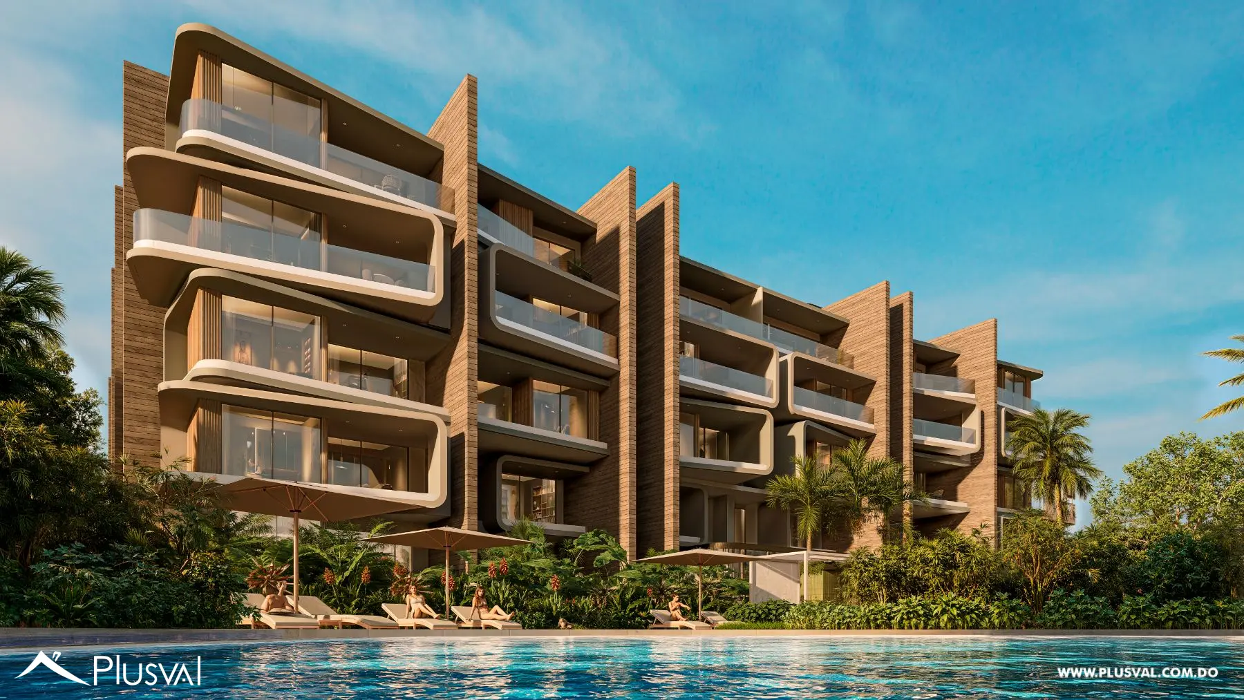 Elegante Apartamento de 2H + Servicio en Cap Cana con Vista al Lago. Moari by Hermida 531500