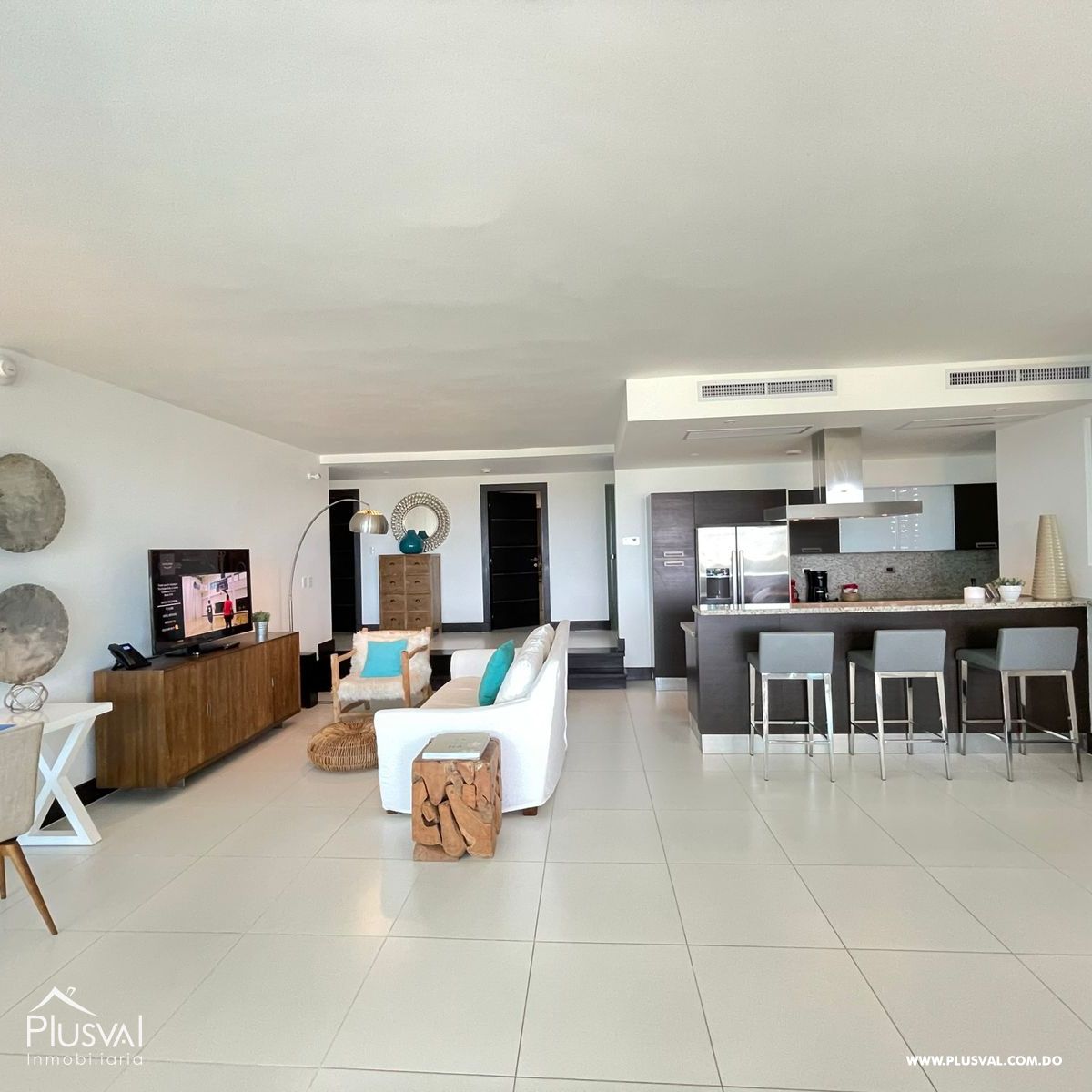 Hermoso Apartamento de 3 Habitaciones con vista Directa al Mar, en Proyecto Cerrado . 342361