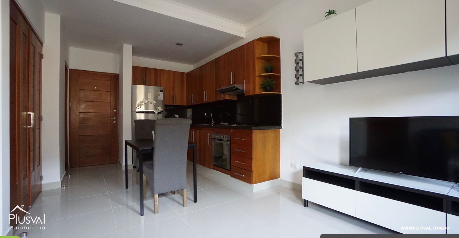 Apartamento amueblado de 1 habitación en Piantini, alquiler 194970