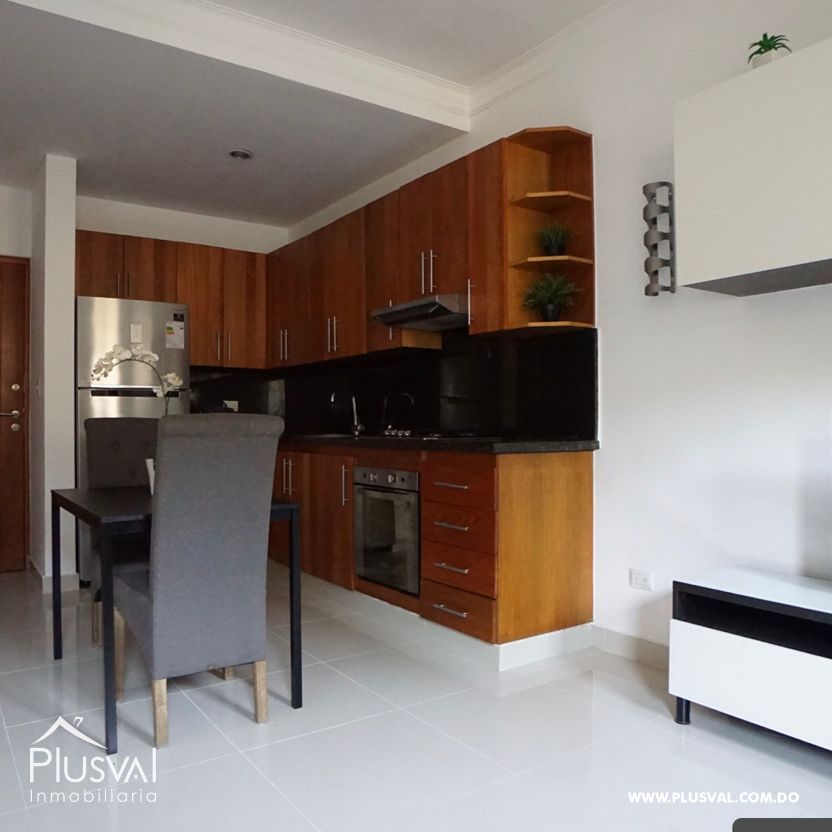 Apartamento amueblado de 1 habitación en Piantini, alquiler 194970