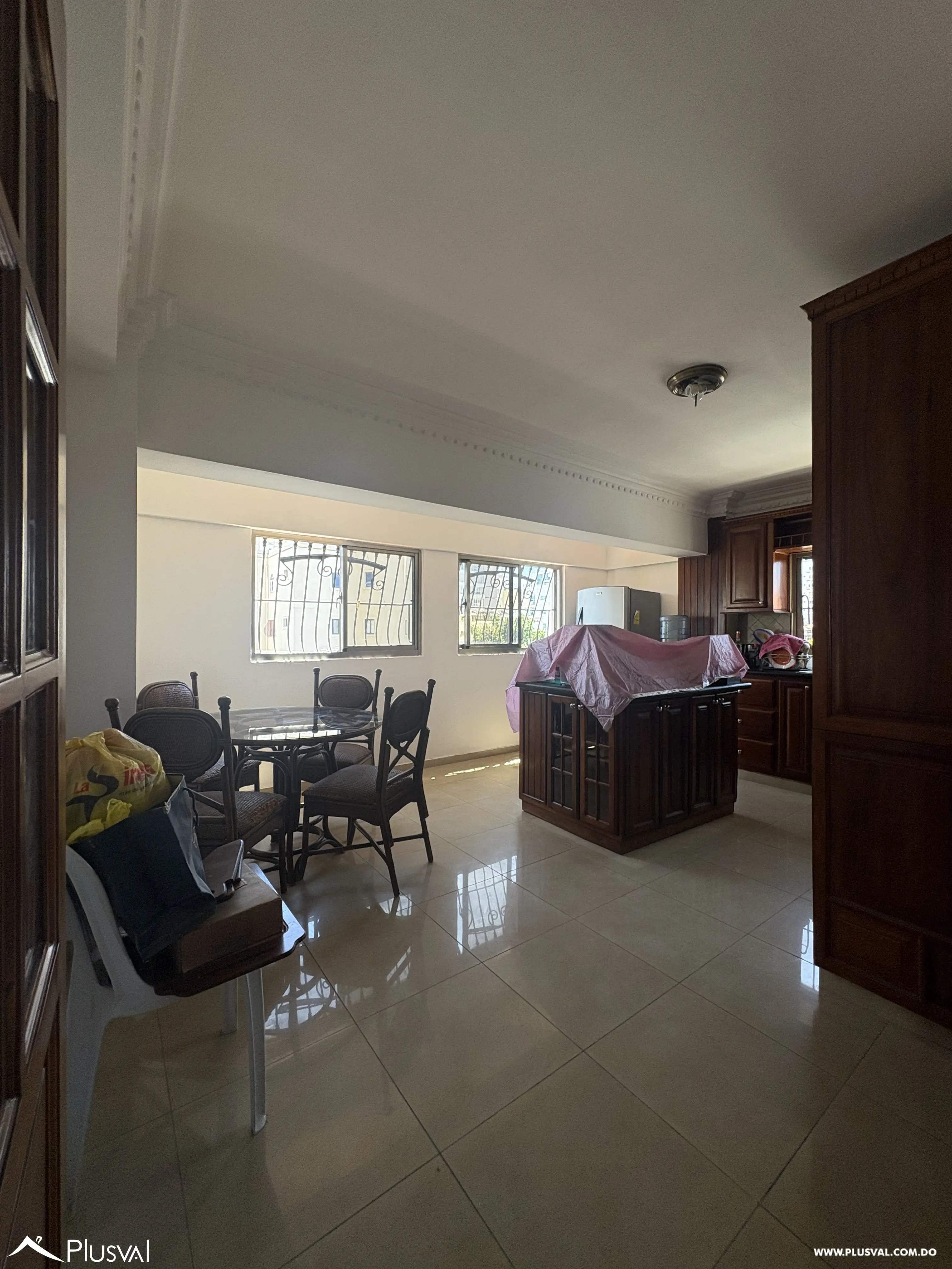 Apartamento en venta con amplia cocina en  Evaristo Morales 510876