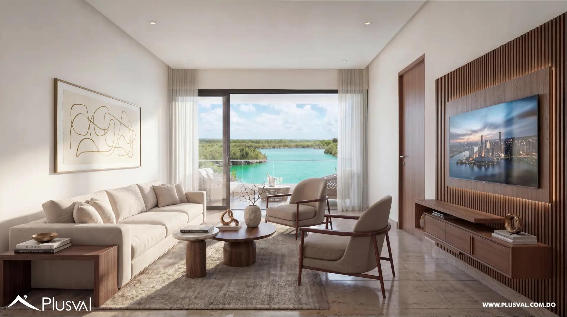 Apartamentos y Penthouses de Lujo en Cap Cana Frente al Lago Azul 530759