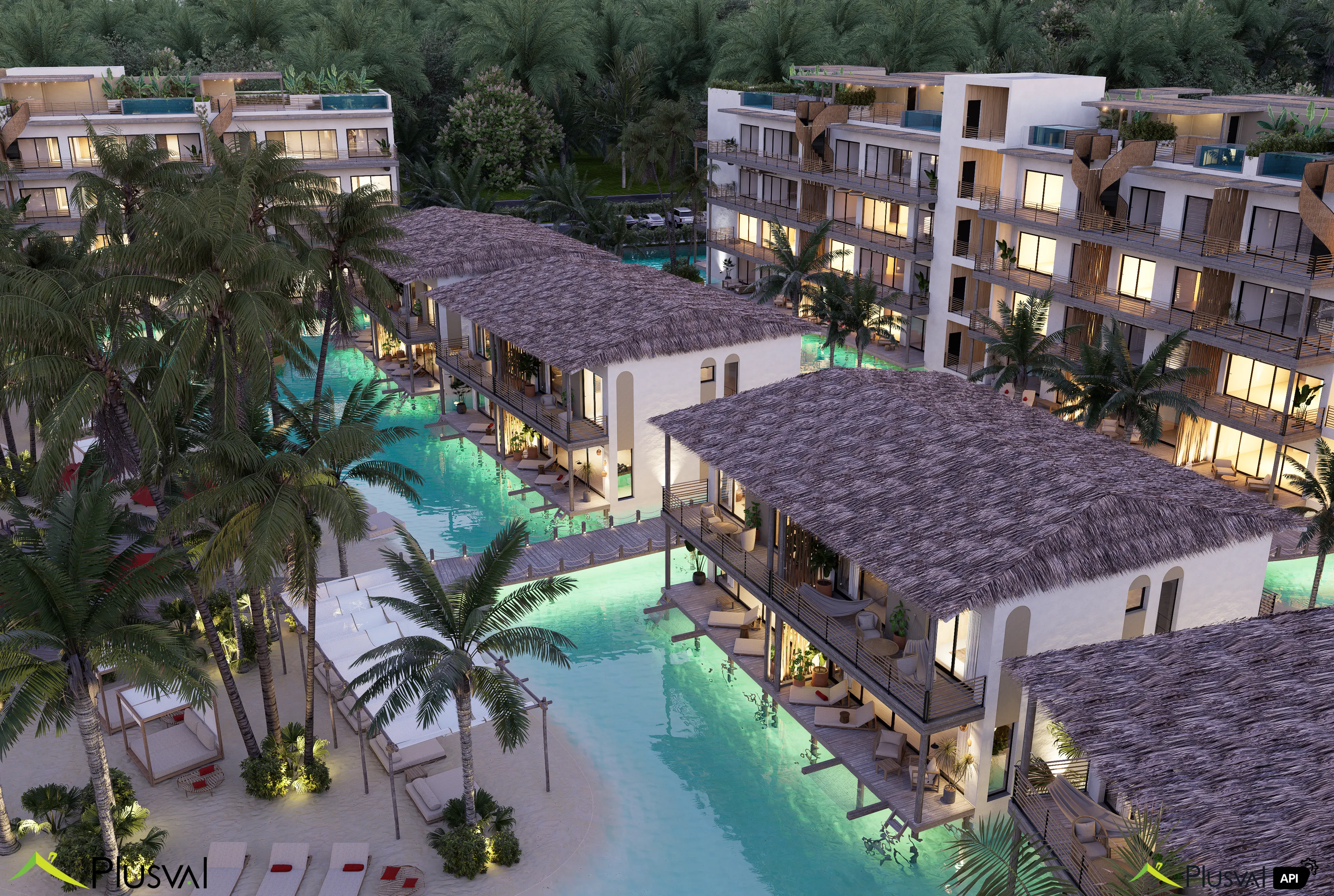 Proyecto de apartamentos tipo estudio de 1, 2 y 3 habitaciones con playa privada a minutos del mar en venta 449355