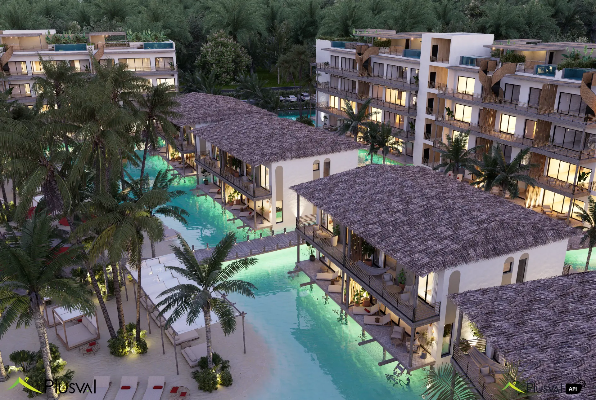 Proyecto de apartamentos tipo estudio de 1, 2 y 3 habitaciones con playa privada a minutos del mar en venta 449355