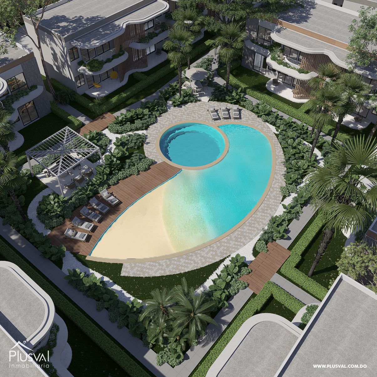 Exclusiva comunidad residencial de Apartamentos  de 1 y 2 habitaciones con amenidades exclusivas en complejo cerrado Vista cana 362589