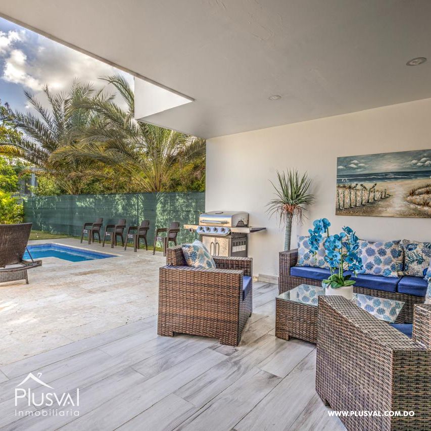 Villa en venta en playa nueva La Romana totalmente amueblada 438996