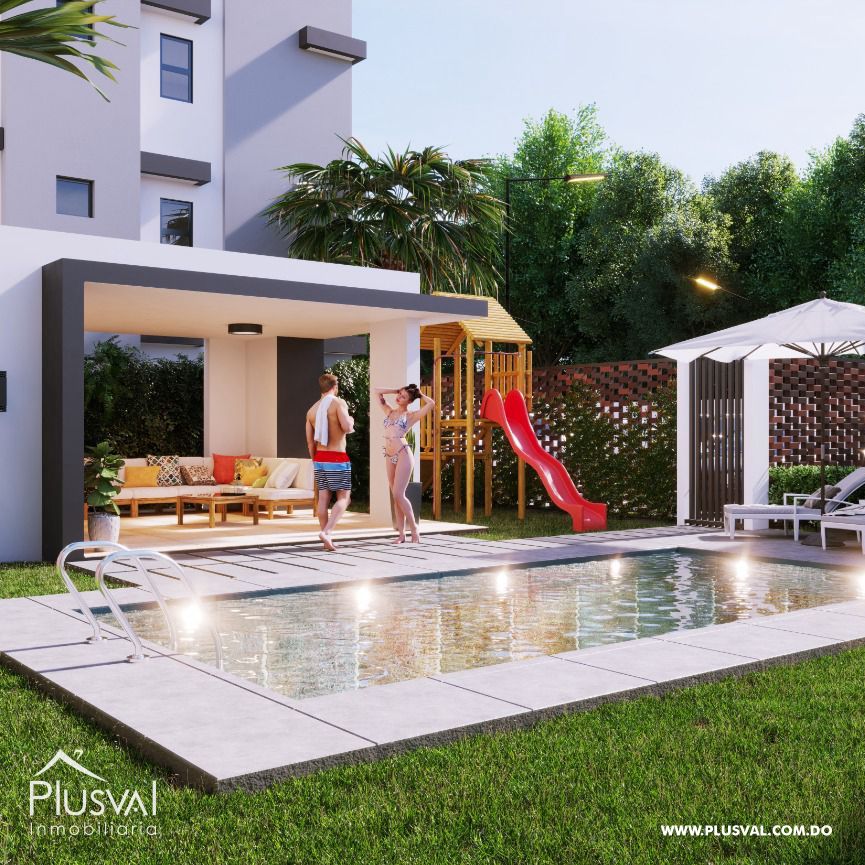 Apartamentos en planos, con excelente distribución ubicado en zona tranquila de Santiago. 349425