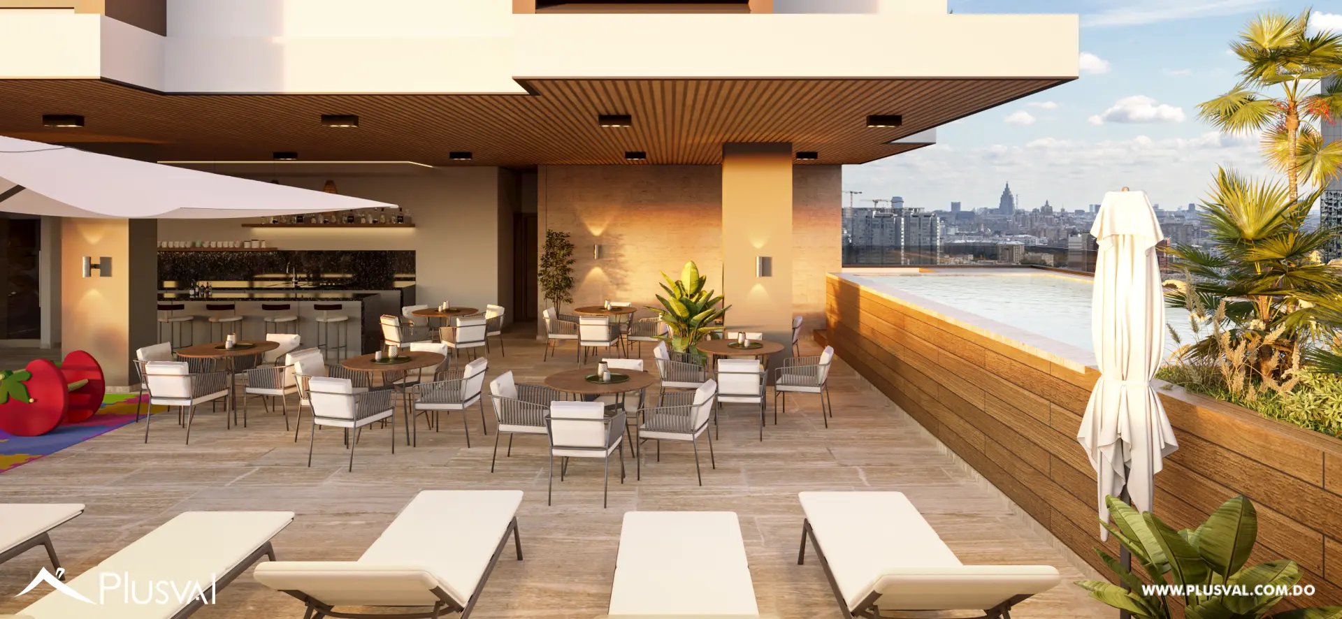 Apartamentos en Venta en Santo Domingo Este a solo 300 metros de City Center con Terraza Privada 517510