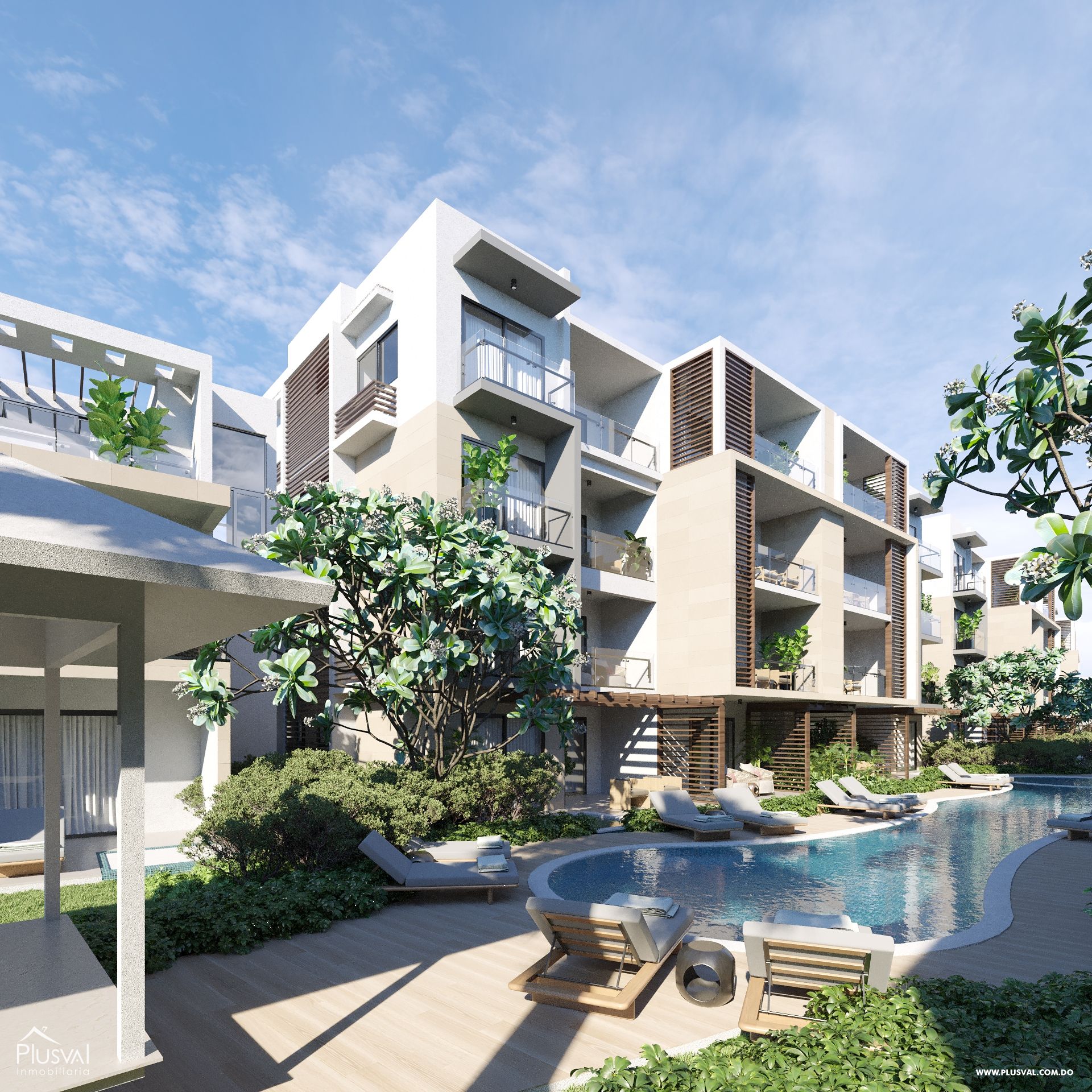 TownHouse y Apartamentos en Bávaro con vista a la piscina 185535