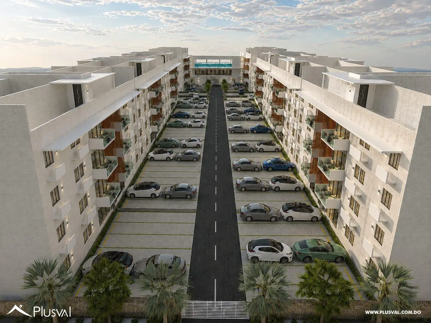 Apartamentos en La Romana con piscina y plaza comercial 515444
