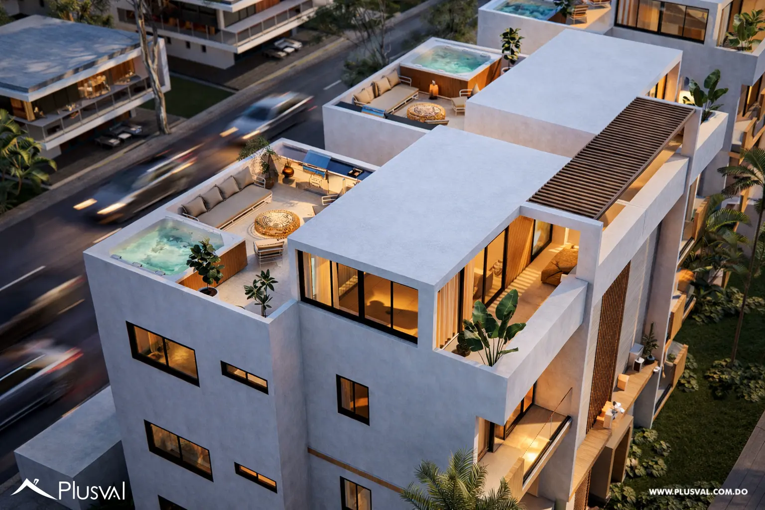 Apartamentos de 2 Hab en Punta Cana con buen balcón y área verde 508904