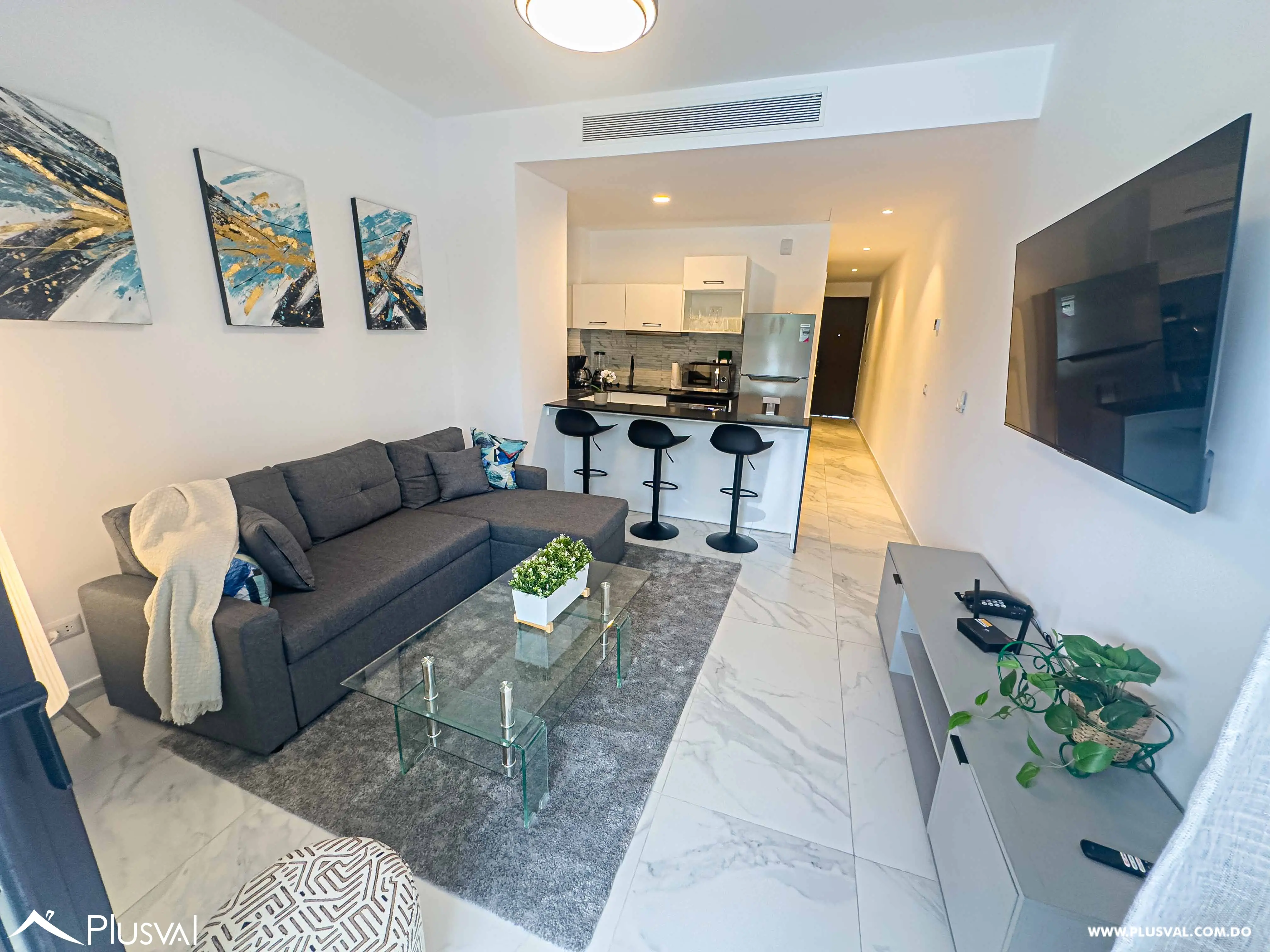 Apartamento Amueblado en 1 Hab. Cana Bay, Punta Cana 505213