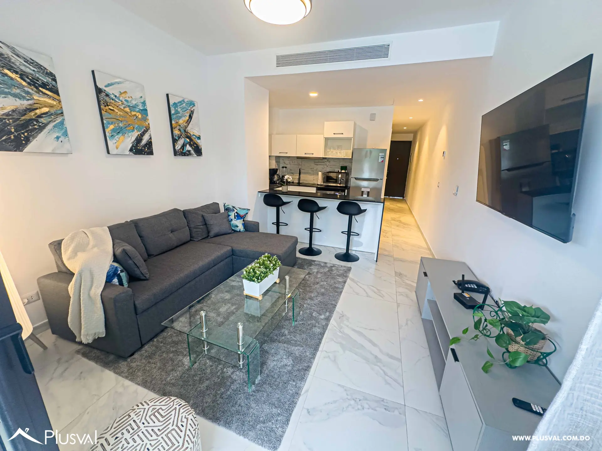Apartamento Amueblado en 1 Hab. Cana Bay, Punta Cana 505213