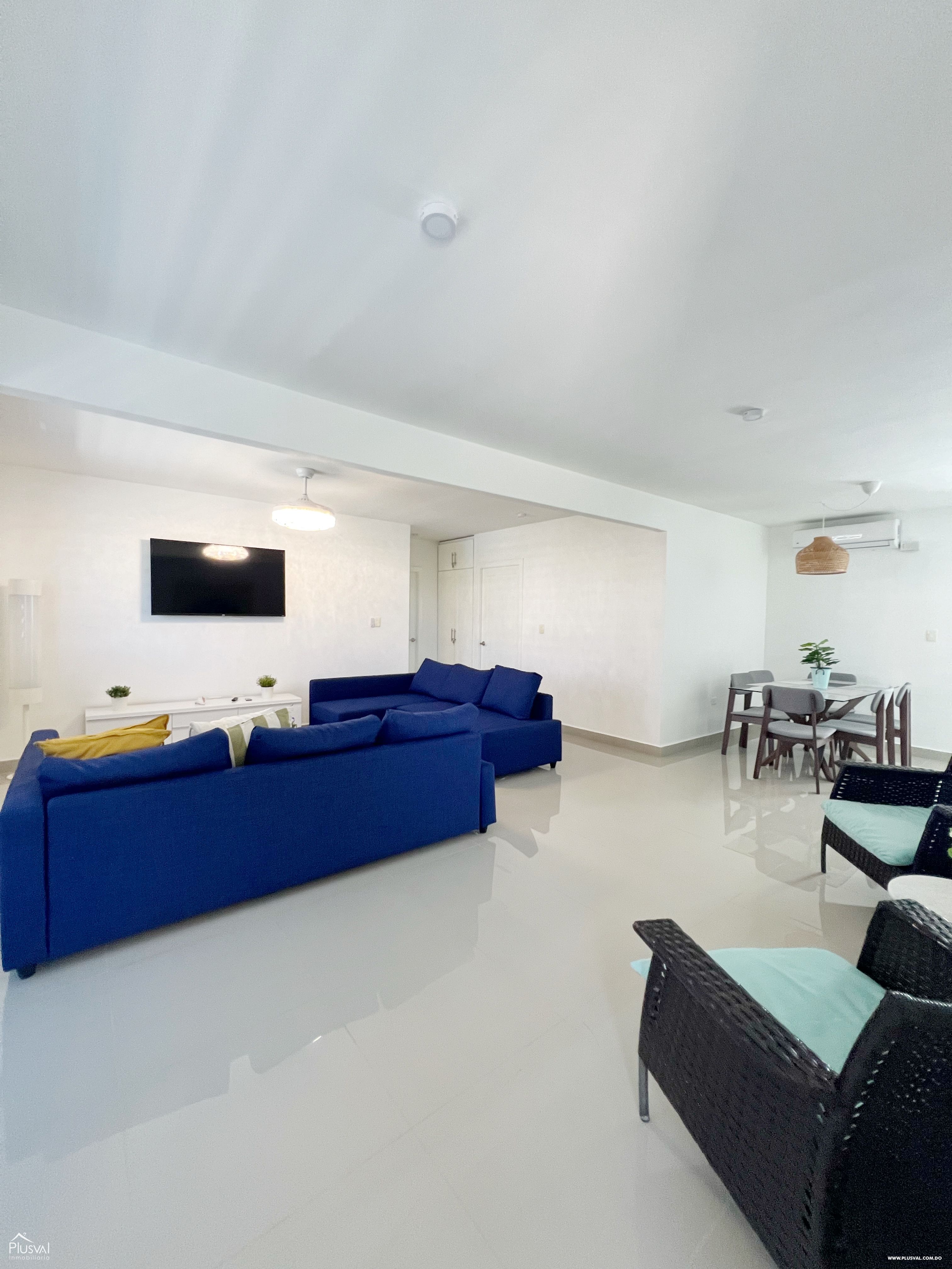 Apartamento amueblado de 2 habitaciones en alquiler en Bávaro 390853