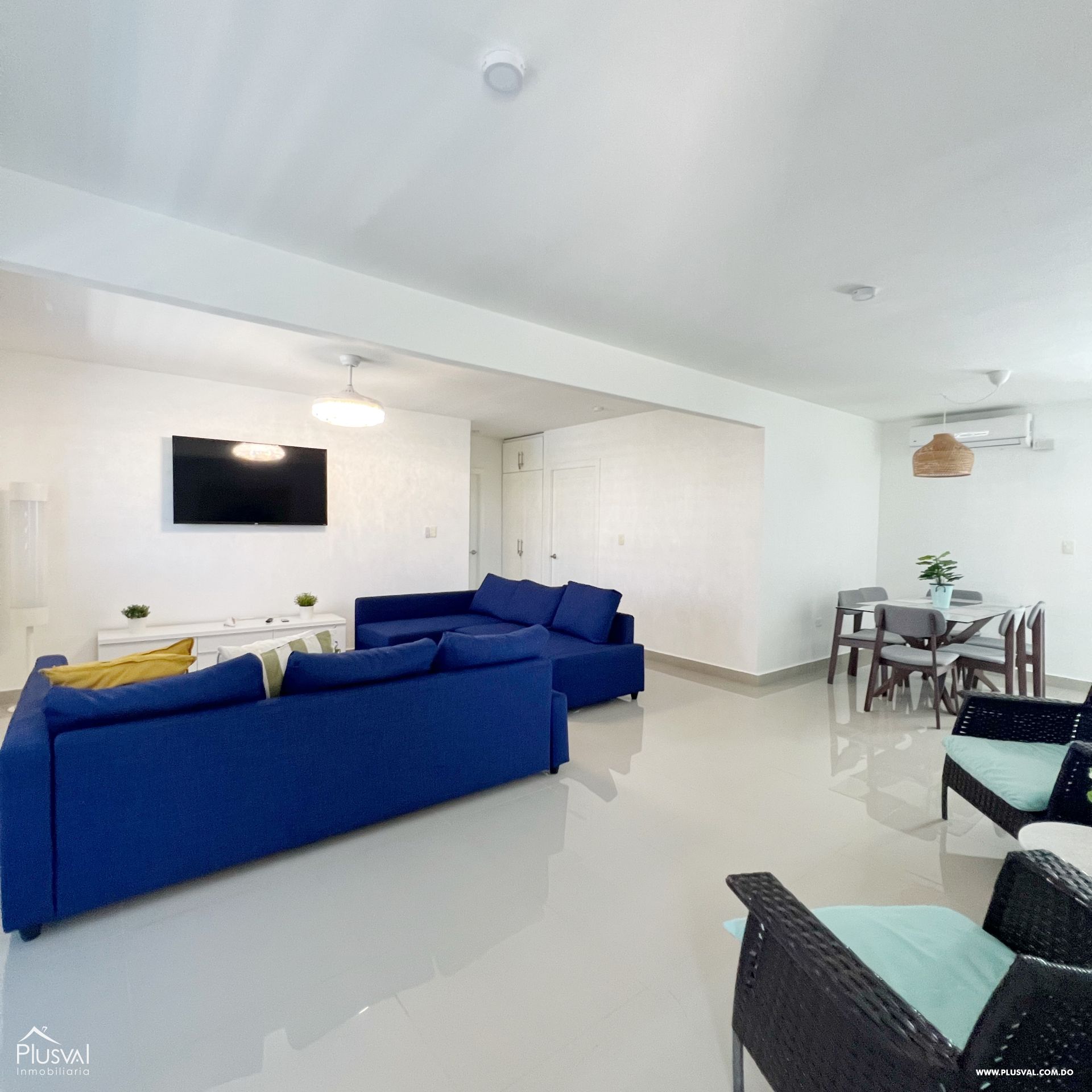 Apartamento amueblado de 2 habitaciones en alquiler en Bávaro 390853