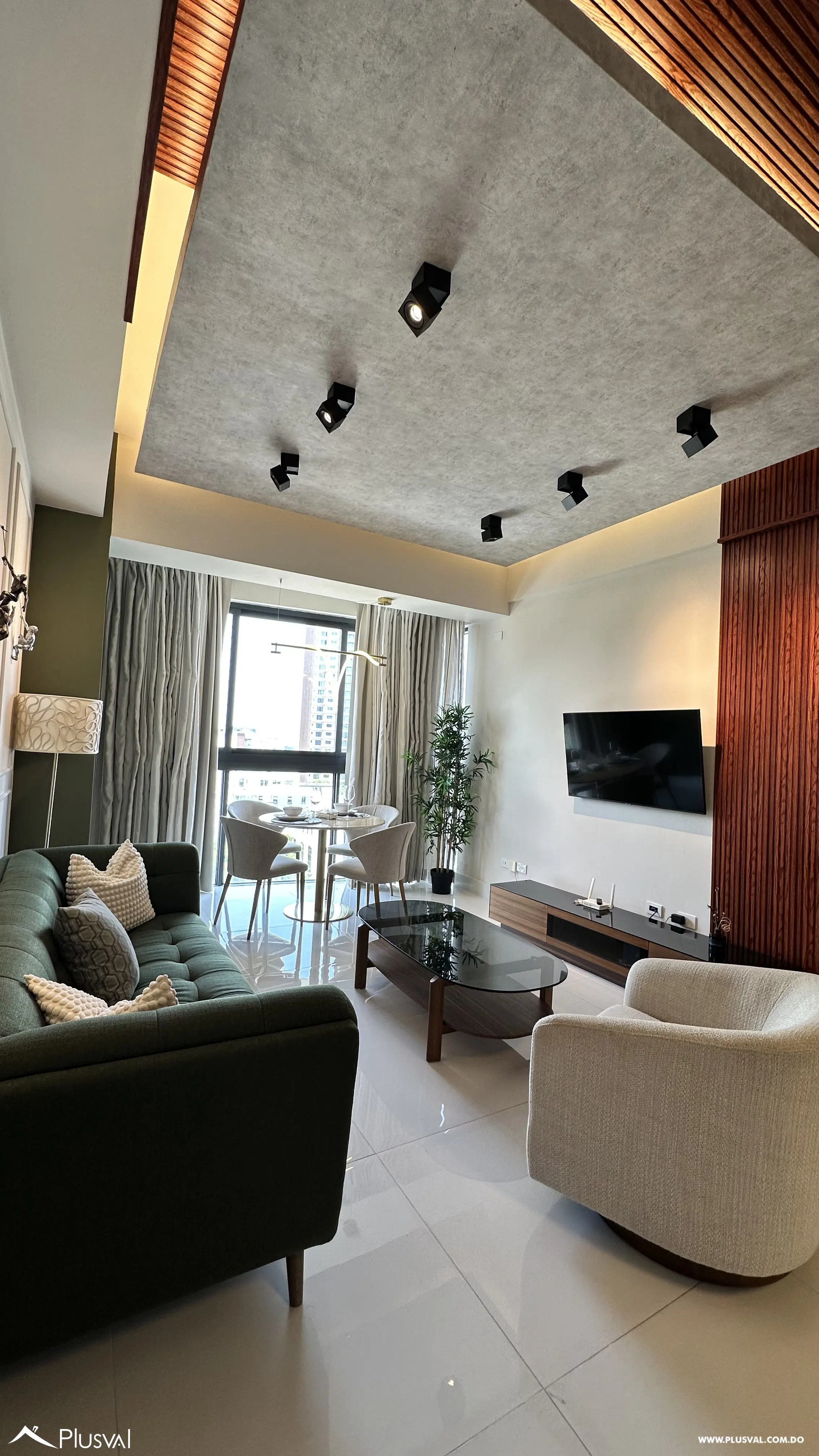 Apartamento en Renta Amueblado de 2 Habitaciones en Paraíso, Santo Domingo | Torre con Piscina, Gym y 2 Parqueos 513967