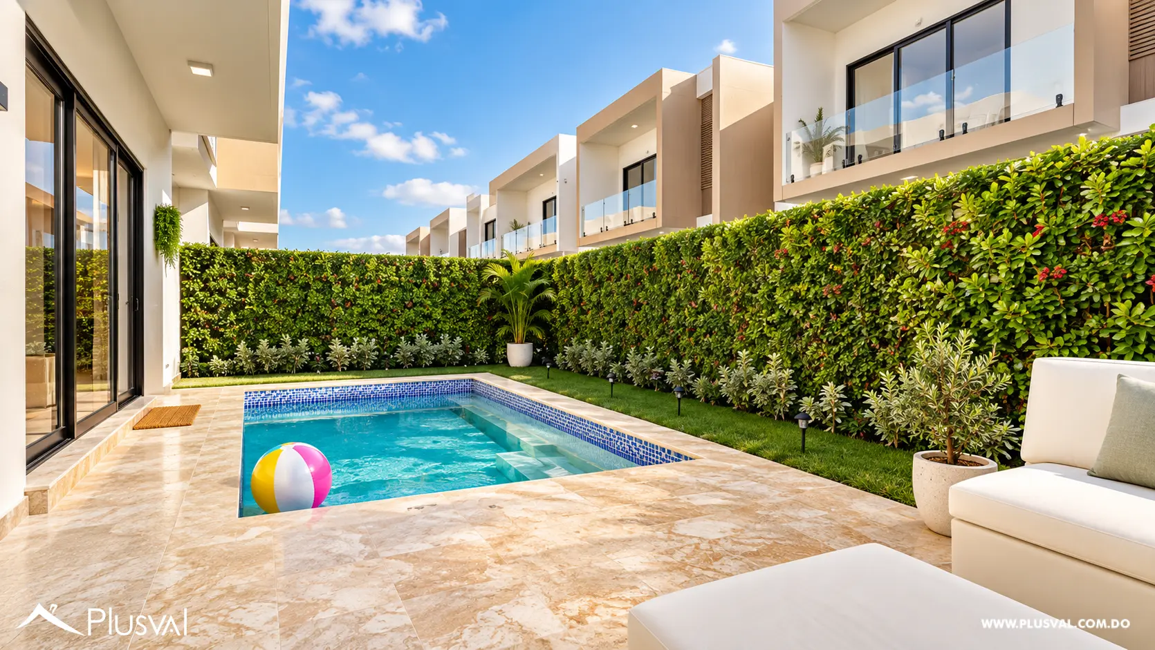 Villa amueblada de 3 habitaciones en Vista Cana 531570