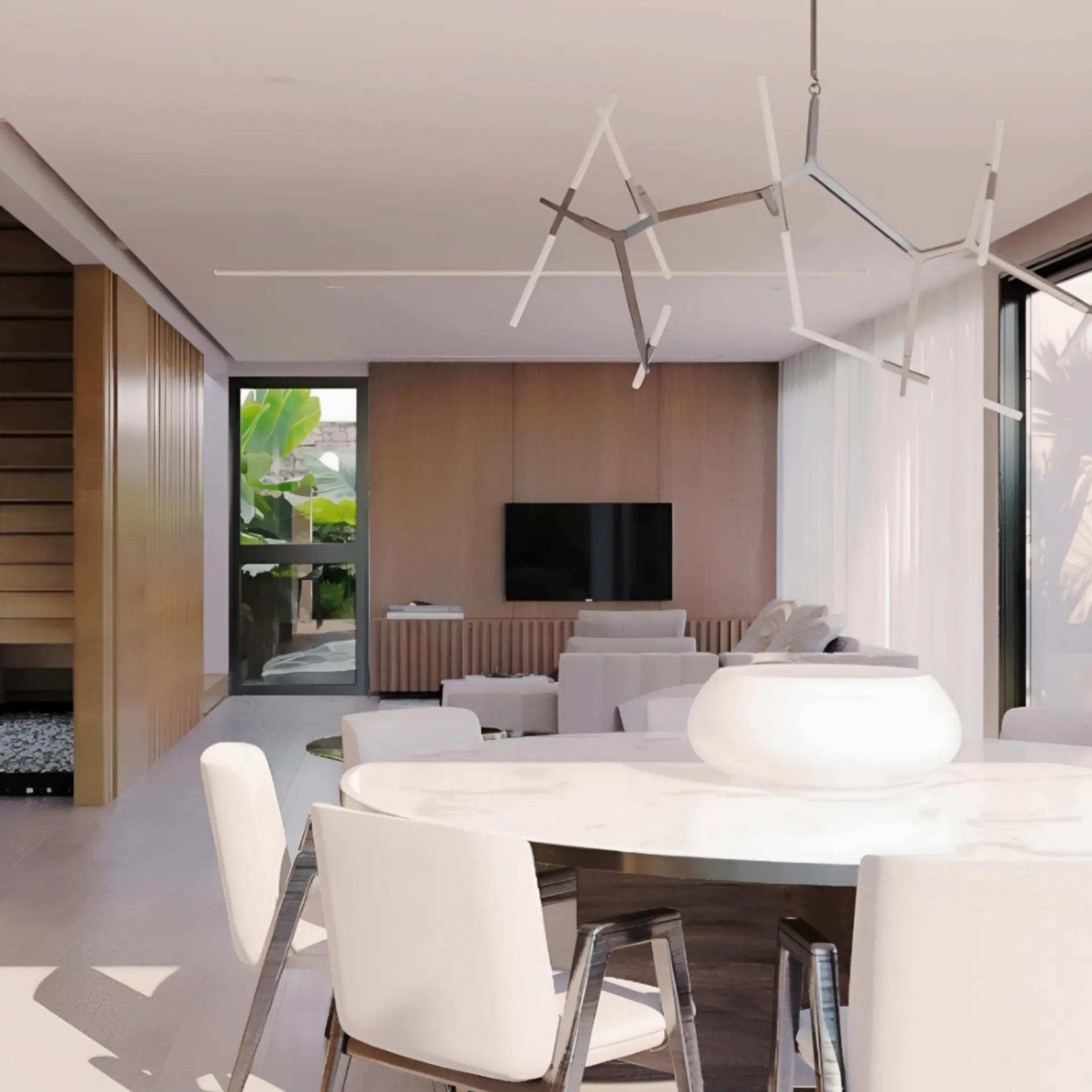 Proyecto de casas en las montañas de Santiago con hermosas vistas a toda la ciudad desde su terraza en el tercer nivel. 498766