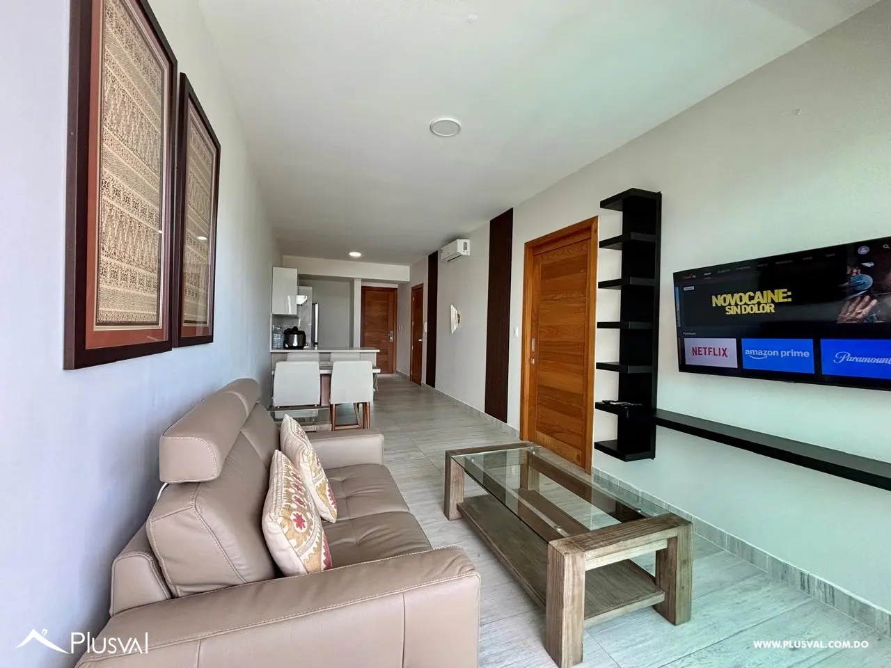 Apartamento amueblado con lindas áreas sociales en alquiler en La Julia 455730