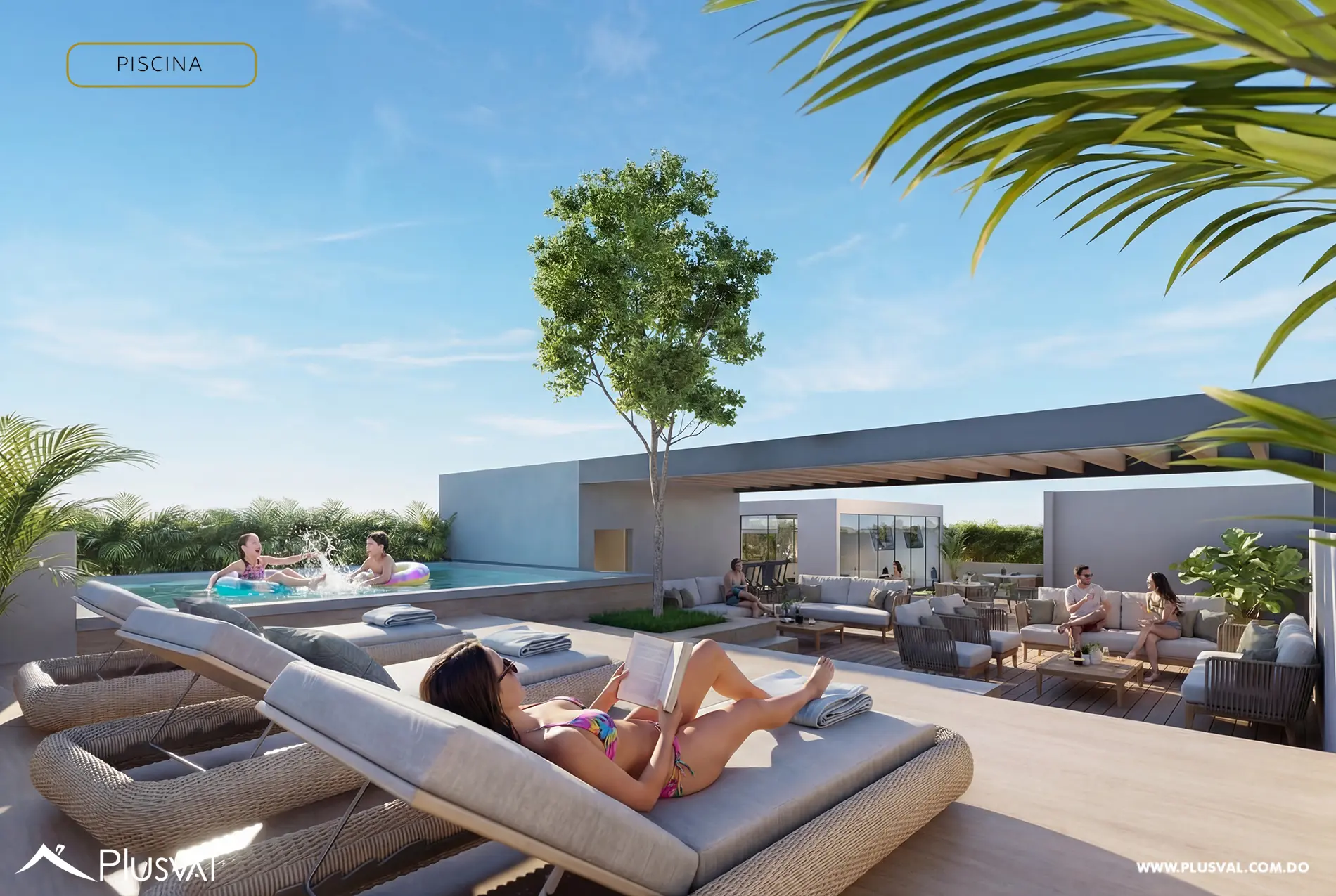 Exclusiva torre de apartamentos en Los Tres Ojos. 493911
