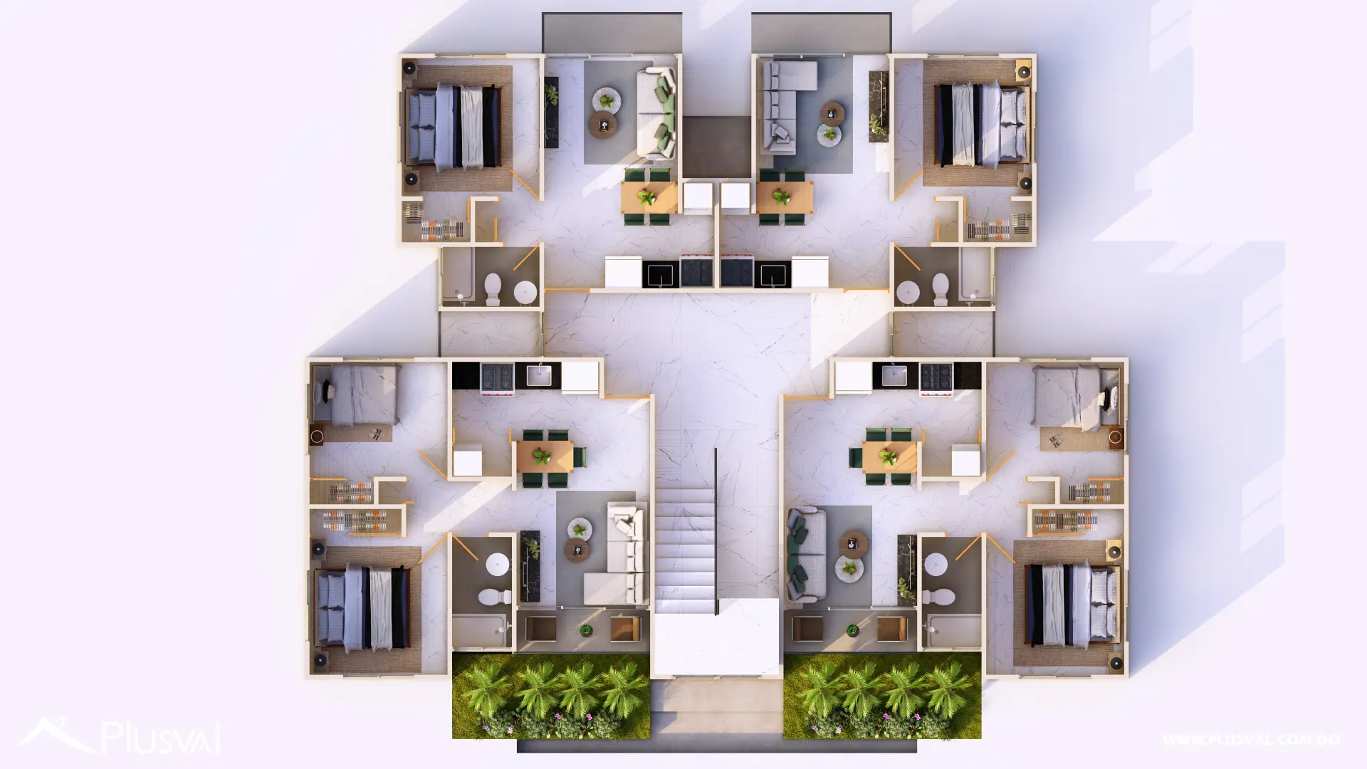 Apartamento de 2 Habitaciones en Bavaro con múltiples amenidades 511230