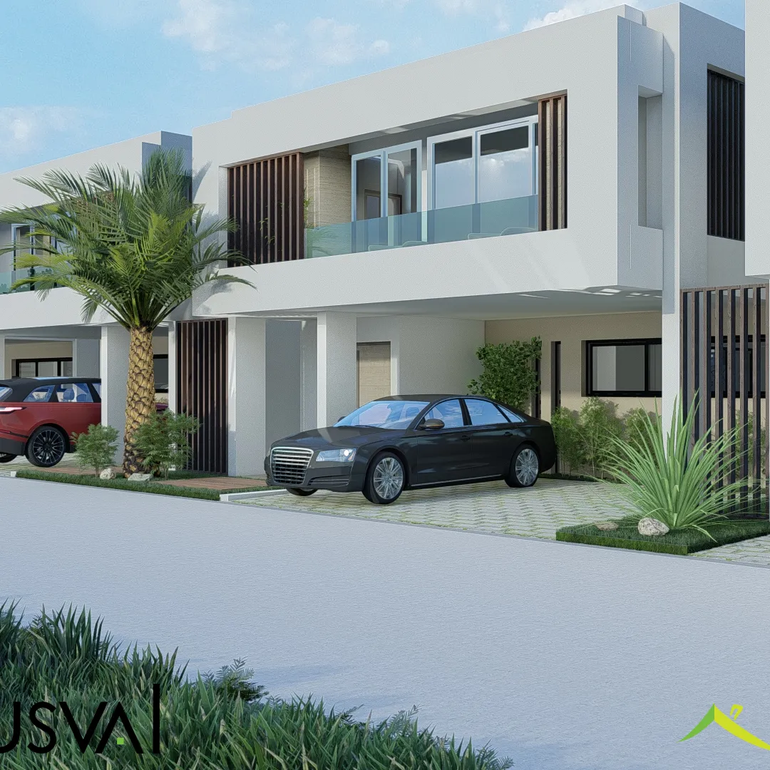 Proyecto de villas de dos niveles en  Bávaro Punta Cana 393186
