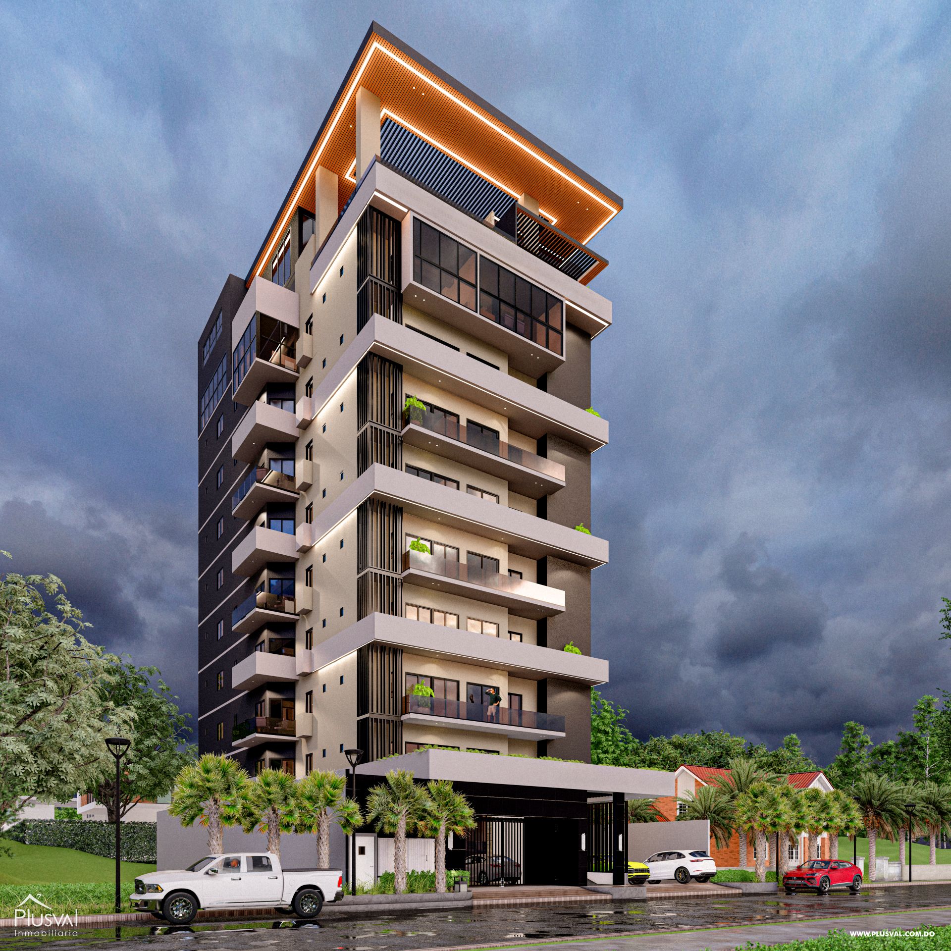 Moderna torre residencial en sector exclusivo en Santiago 272848