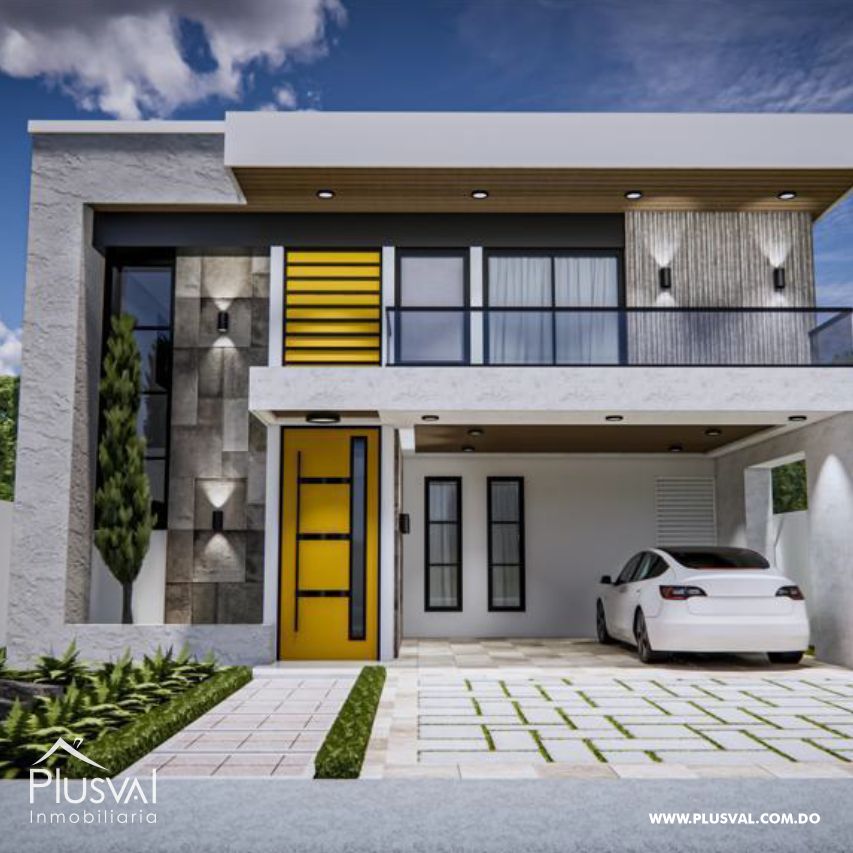 MODERNA CASA EN VENTA EN PROYECTO CERRADO EN GURABO 29681 Plusval
