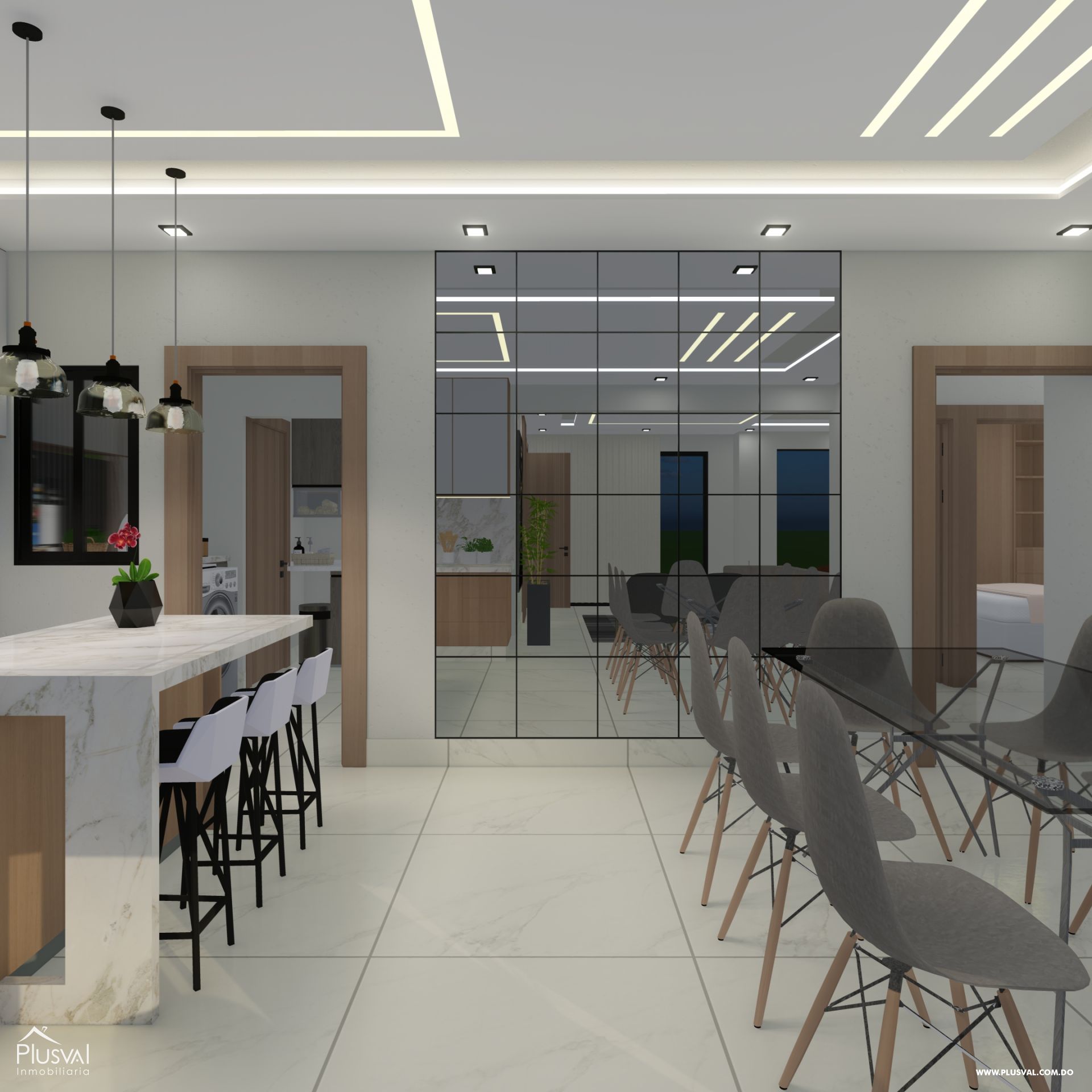 Amplio apartamento en venta en plano en la Urbanización Thomen 418636